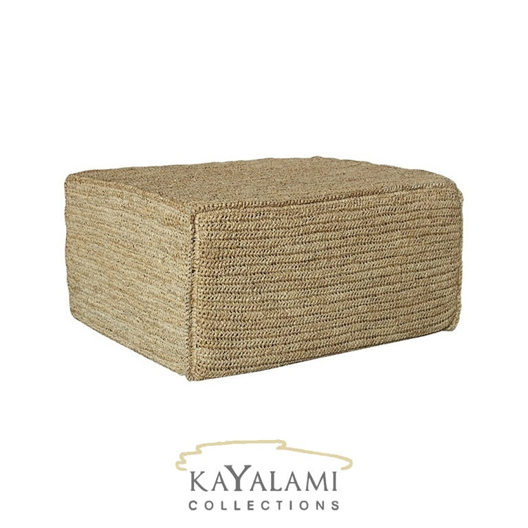 BIBLOC MINI SISAL OTTOMAN