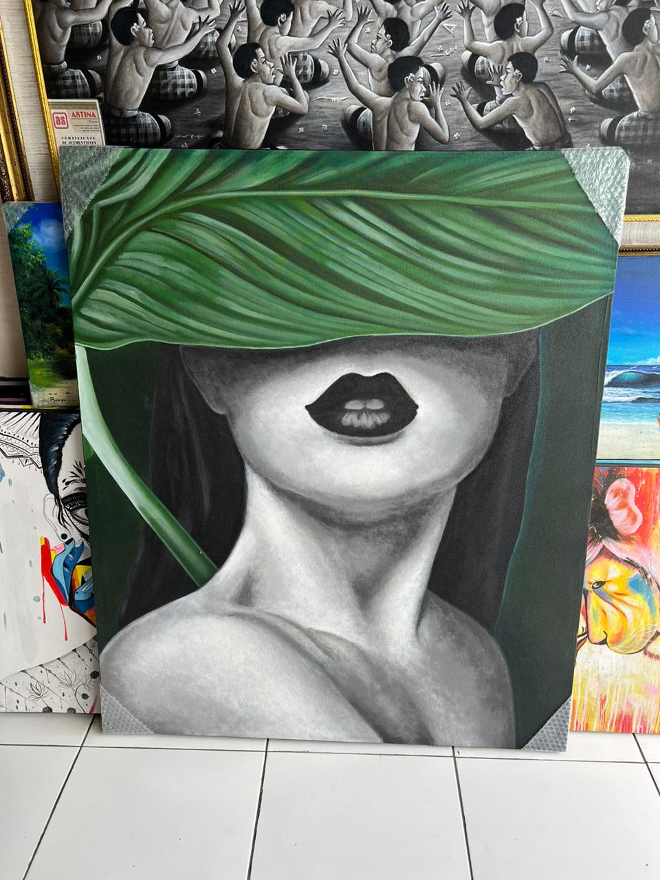 GREEN BELLE PAINTING DECO