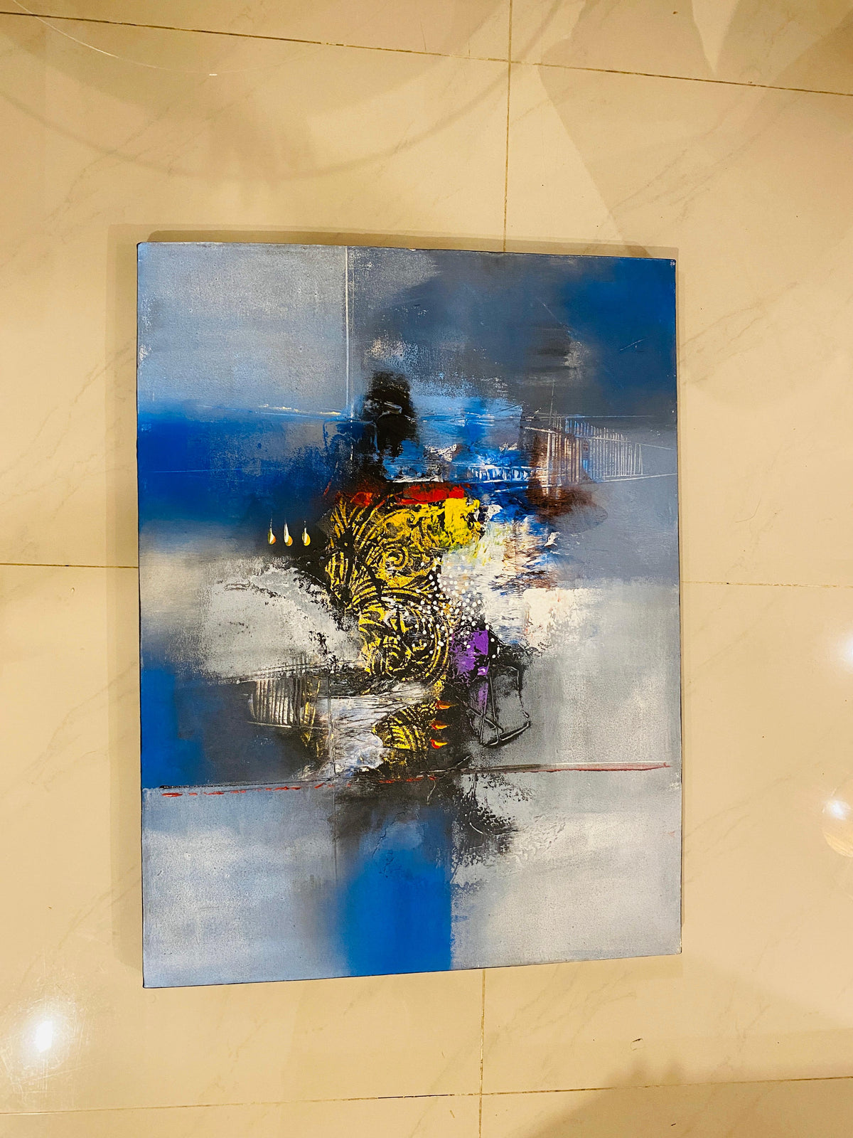 BALI IN BLUE WALL ART