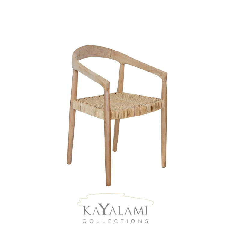 UPASAN DINING CHAIR (RATTAN SEAT)
